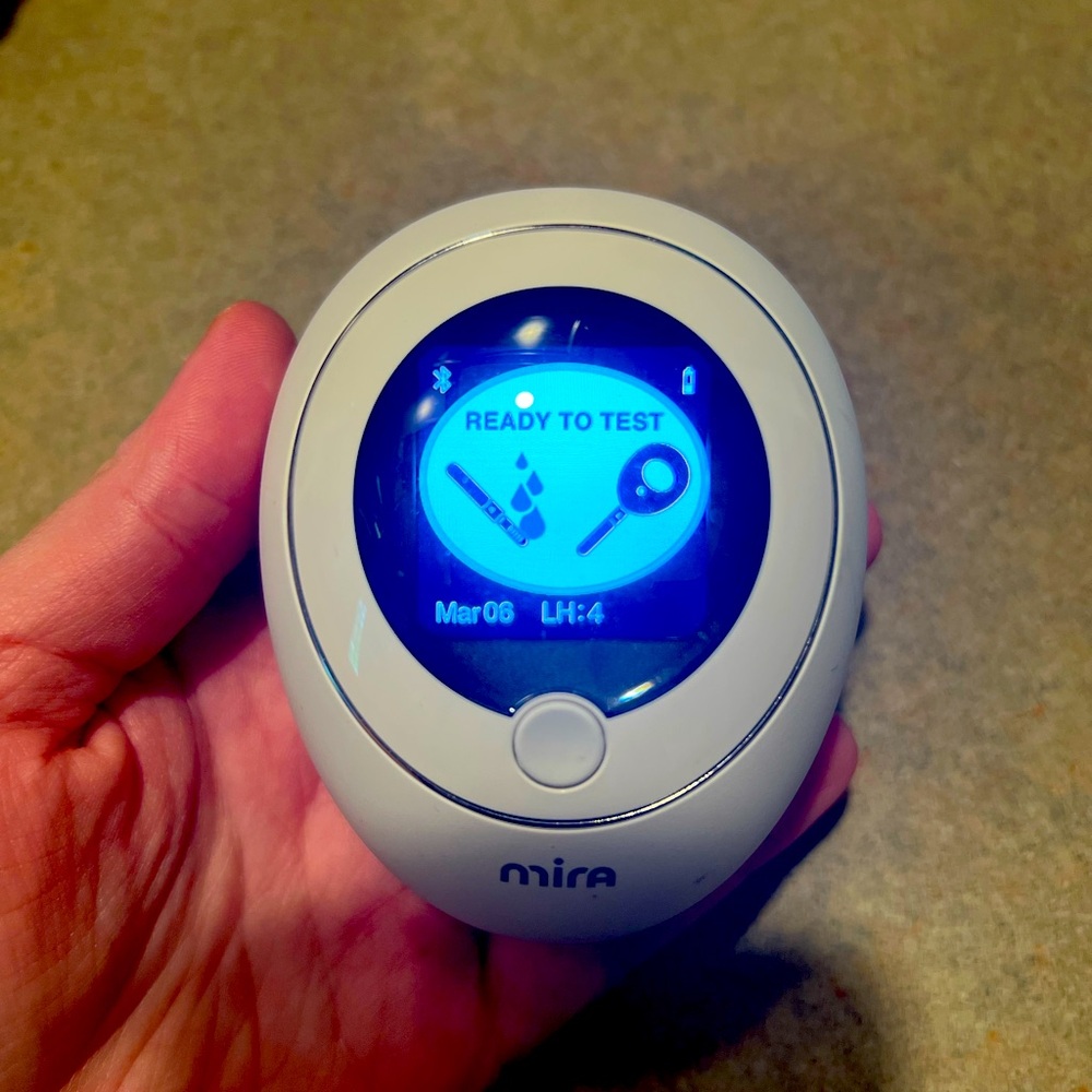 Mira fertility tracker- used for 1 month then got pregnant!